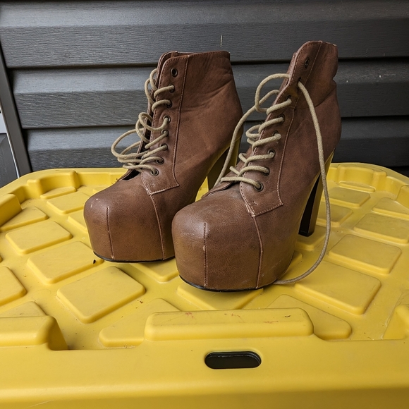 Platform ankle boots - Picture 3 of 4